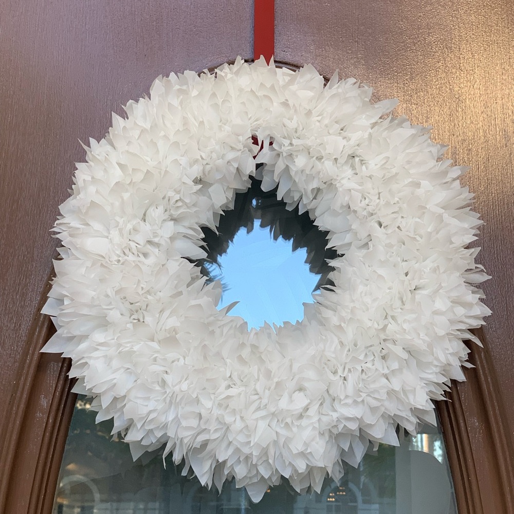 White new wreath